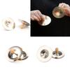 Belly Dancing Cymbals Finger Cymbals with Wooden Handles Childrens Musical Toy Mini Marching Cymbals for Rhythm Band
