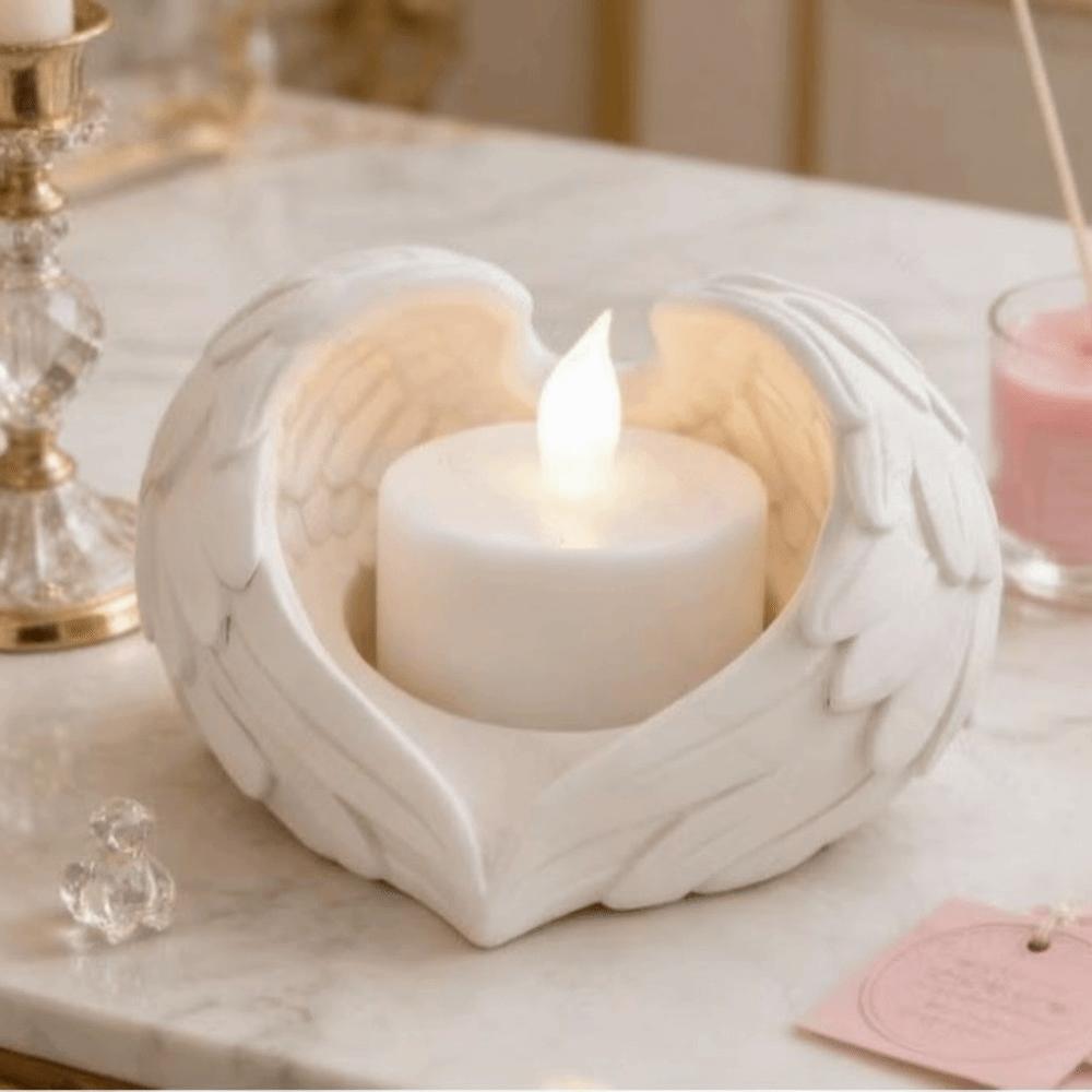 Пластиковый 3D-печатный подсвечник-крылья Устойчивый Декоративный подсвечник Подсвечник Художественная тарелка для демонстрации украшений Декор для камина