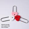 1 комплект, длинный замок для любви, высокая твердость, износостойкий для хранения, цинковый сплав, комбинированный навесной замок в форме сердца для путешествий