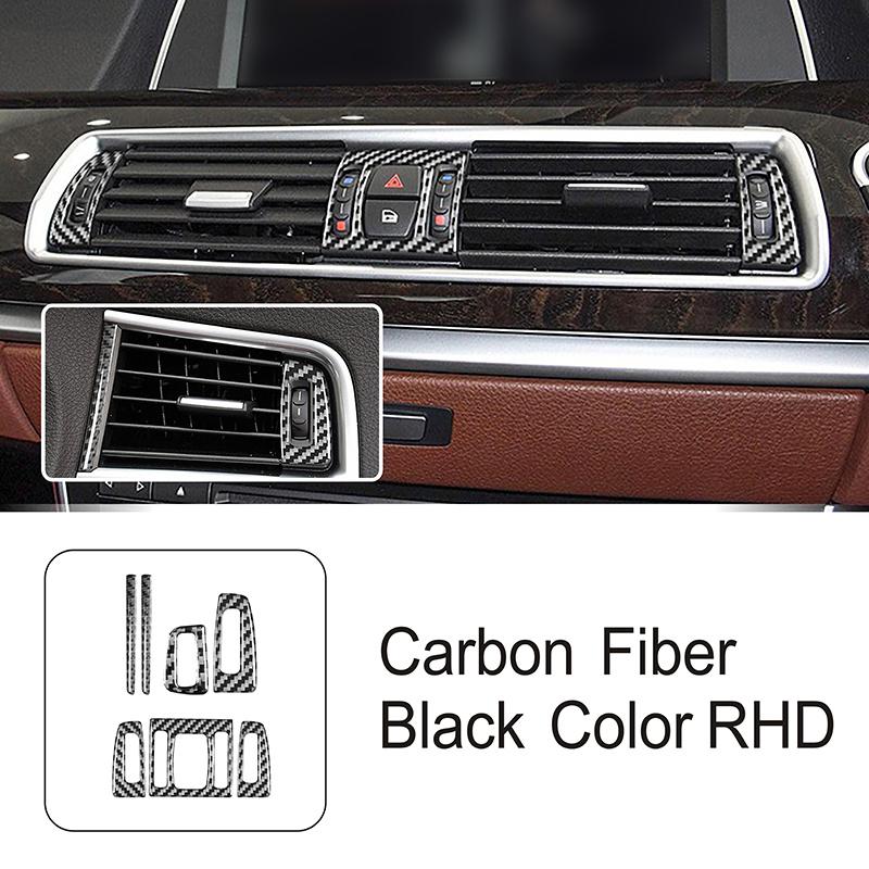 Украшение рамки переключения передач из углеродного волокна для BMW 5 серии GT F07 2010-2017, Стайлинг автомобиля, подъемные кнопки для оконного стекла, крышка