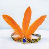 Feather Hair Band Headband Bohemian Indian Gypsy Dance Show Headpiece Headdress