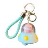 Adorable Pig Projection Keychain Cute Multicolor Plastic Key Accessory Gift