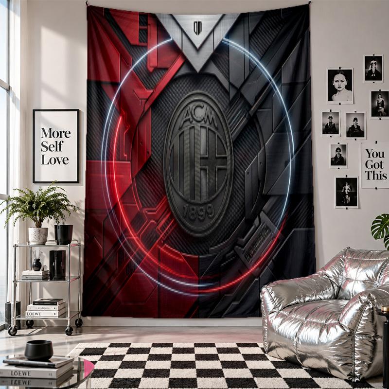 Настенный гобелен AC Milan Домашний декор Настенное полотно для спальни Гостиной Фон