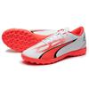 Puma Футбольные бутсы для мужчин Ultra Play TF Белый Красный Черный Круглый носок На шнуровке Износостойкие 107528-01