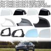 Накладка на зеркало заднего вида Рамка Стекло Линза Нижняя крышка Для Tesla Model 3 M3 Y Черный Белый С застежкой Боковое зеркало Автоаксессуары