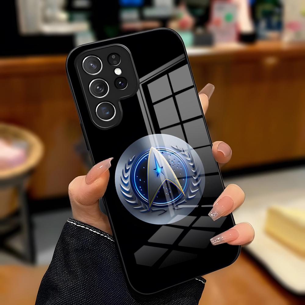 S-Star Trek Ships Phone Case For Samsung A25 A13 A33 5G A54 A36 A35 A56 A52 A14 Shockproof Glass Cover
