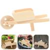 Wood Color Mini Cart Wooden Landscape Carts Decor New Outdoor Playsets