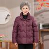 Elderly Women's New Chinese Style Winter Short Padded Jacket