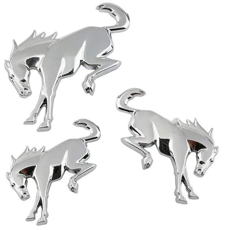Metal Car Rear Trunk Sticker for A3 Bronco Logo Horse Badge Body Fender Side Emblems Styling Auto Emblem Decals Accessories LW3