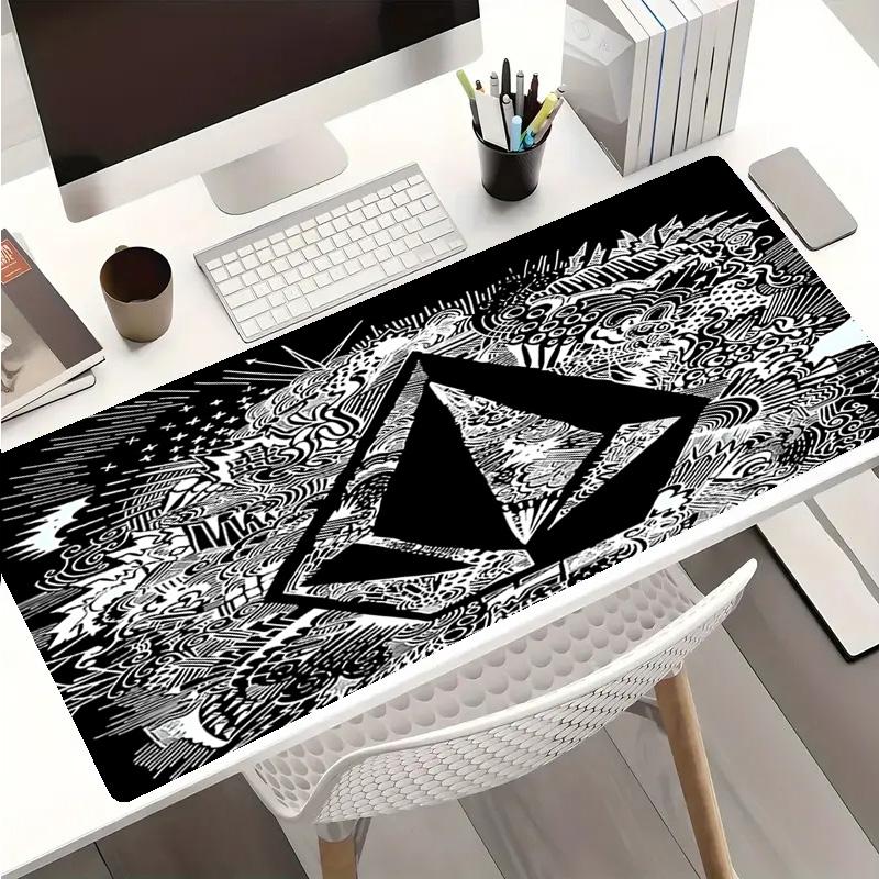 V-VOLCOM LOGO Mouse Pad - Non-Slip Rubber Base, Smooth Surface for Work,Gaming,Office,And Home Use, Desk Mouse Pad