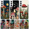 Красочный гриб для Samsung Galaxy S25 S24 S23 S22 Ultra Чехол для телефона S21 Plus S20 FE S10 + S25Edge Fundas Обложка Coque S25 S24 S