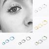 1 пара стильных поддельных пружинных колец без пирсинга перегородки носа/уха хряща