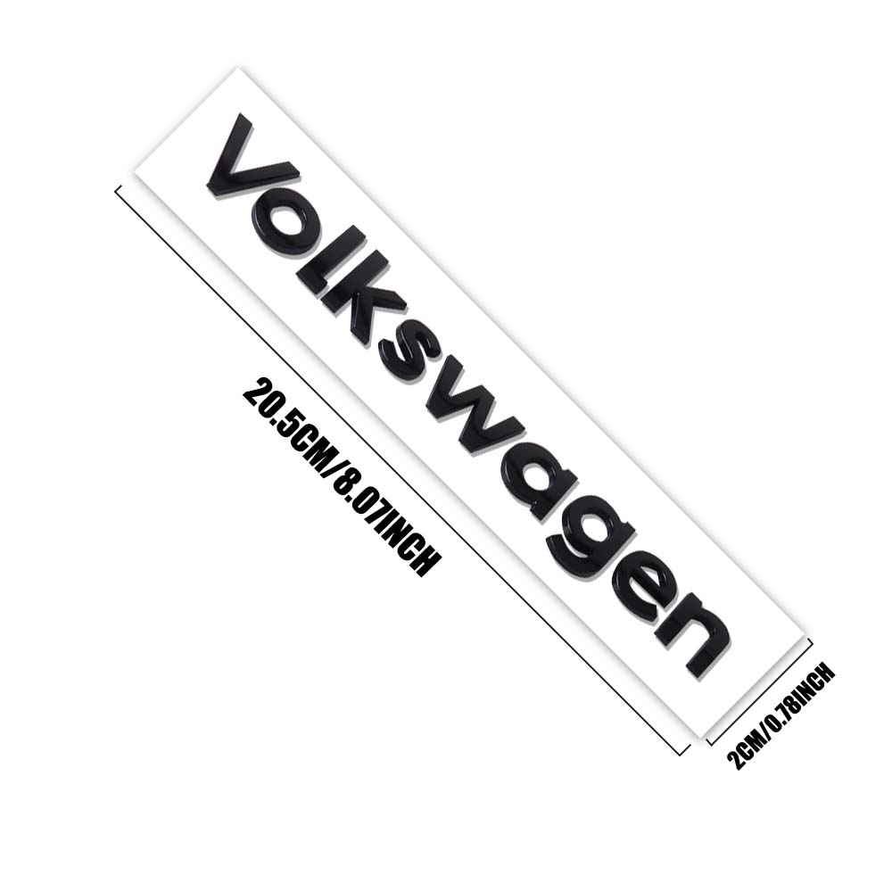 Для VOLKSWAGEN VW 3D ABS Наклейка с логотипом-буквами на багажник автомобиля, Значок, Надпись, Аксессуары Для Volkswagen VW Golf Motion P