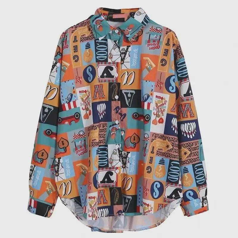 Солнцезащитная куртка-рубашка с цветочным принтом в стиле ретро 2022 года — модная тонкая женская куртка в стиле Гонконга на весну/лето