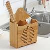 Кухонный деревянный слив для палочек для еды Клетка для столовых приборов Полый слив для хранения Ложка Органайзер для палочек для еды Аксессуары для дома