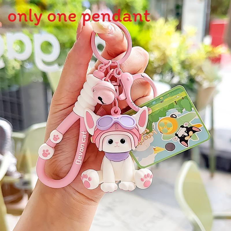 Брелок Пилот Кот Немецкий Дизайн С Колокольчиком Для Ключей От Машины И Детский Подарок