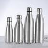 Stainless Steel Water Bottle 1 Liter Drink Bottle for Sport Travel Cups  500 750 1000ml Water Bottles Coke Bottle KTY