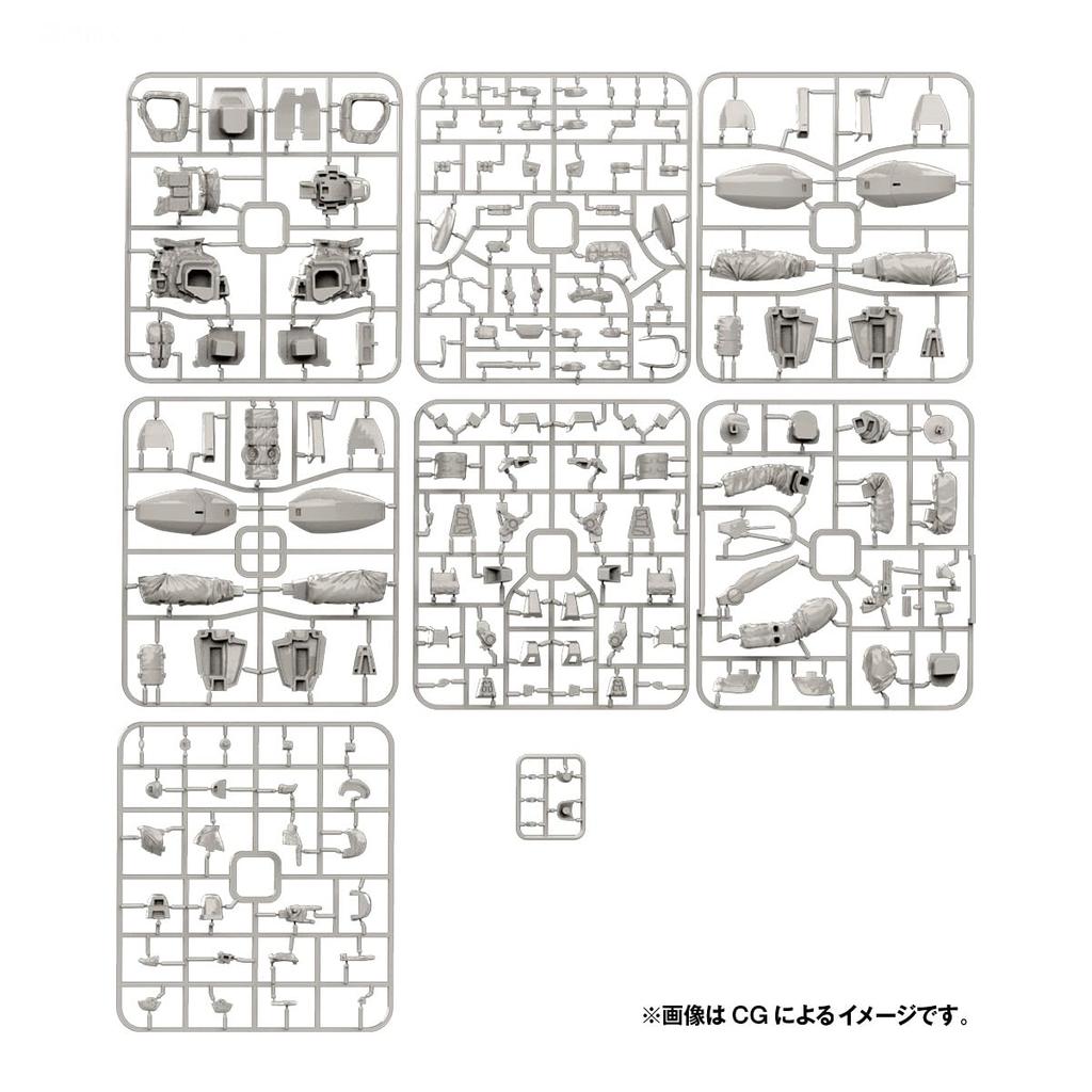 Kaiyodo ARTPLA SCULPTURE WORKS Бронированный Юнит 1 Ingram с Реактивной Броней Масштаб 1/35 Неокрашенный Пластиковый Моделистский Набор