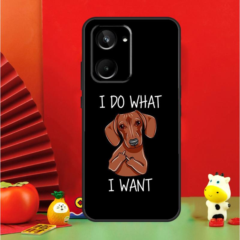 Чехол для Realme 15 Pro GT7 GT6 10 11 12 13 14 Pro Plus C65 C67 C63 C61 C51 C53 C35 C75 C55 с изображением таксы