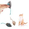 Portable 2pcs Plush Soft for Kitten Catnip Toy Fake Mice Cats Training Toy Simulated Mouse