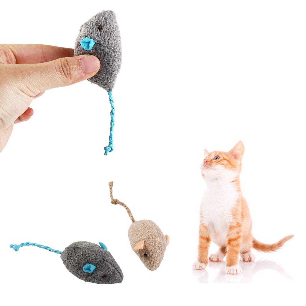 Забавная портативная интерактивная мягкая игрушка для котят с кошачьей мятой, обучающая игрушка для кошек, имитация мыши