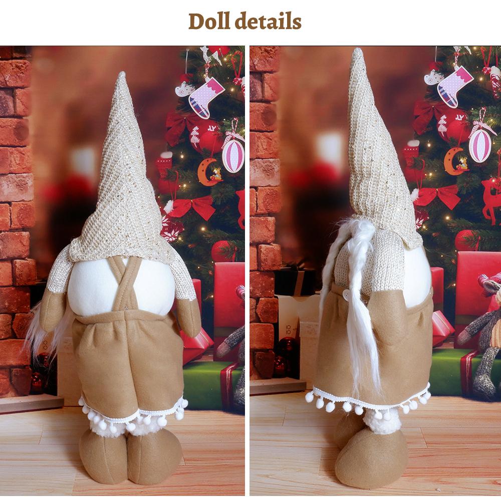 Stretch Gandalf Plush Christmas Dolls Kids Christmas Gifts Garden Dwarf New Year Navidad Home Ornament Christmas Tree Decorations