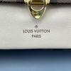 [Pre-Owned] Vavin Classic Metal Lock Coated Canvas And Grainy Calfskin Chain Shoulder Bag Crossbody Bag Small - Very Good #10X7QN5