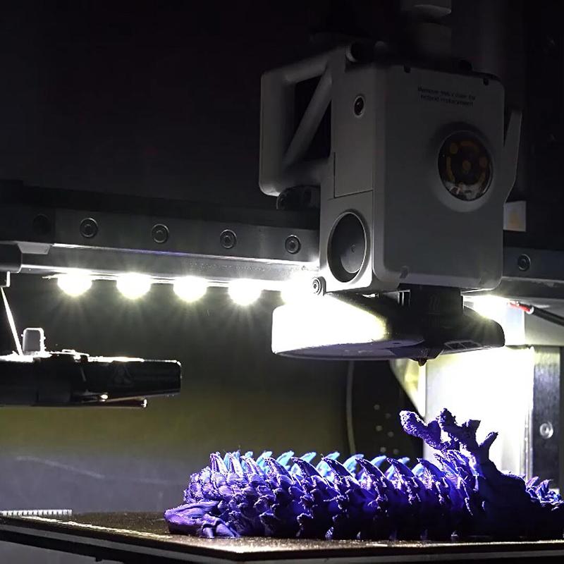 Аксессуары для 3D-принтера DIY для Bambu Lab A1/A1Mini Светодиодная лента Ra95 Заполняющий свет 24 В Сверхяркий свет холодного белого оттенка