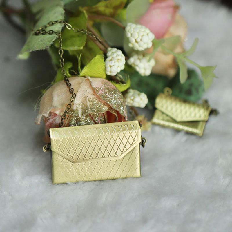 Металлическая цепочка, кукольная сумка, миниатюрная сумка для покупок, для аксессуаров для одежды