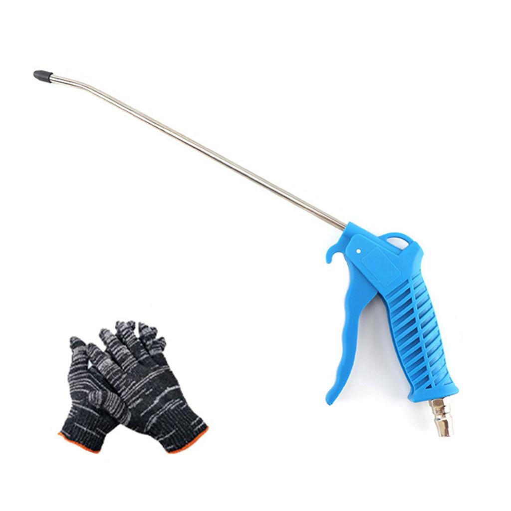 Air Blow Gun,High Flow Air Blower Gun for Compressor with Angled Bent Nozzle,Three Colors To Choose from,Long Style