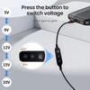 Кабель-усилитель питания Type-C на DC с регулируемым напряжением 5-20V для оптического модема, роутера, светодиодного умного динамика. Преобразователь Type-C на DC