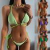 Женский сексуальный модный купальник из двух частей с принтом тай-дай, бикини