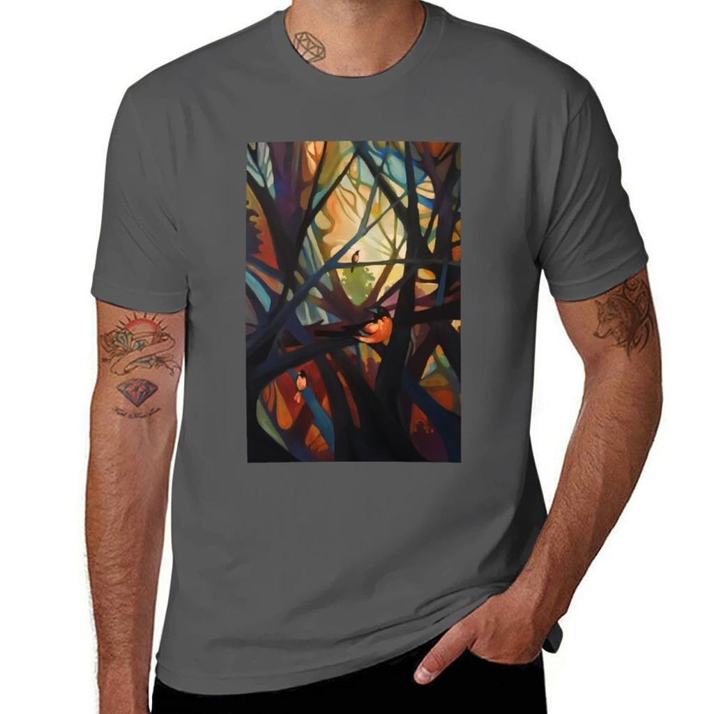 Oriole Morning TShirt Fashion Casual Short Sleeve TShirt