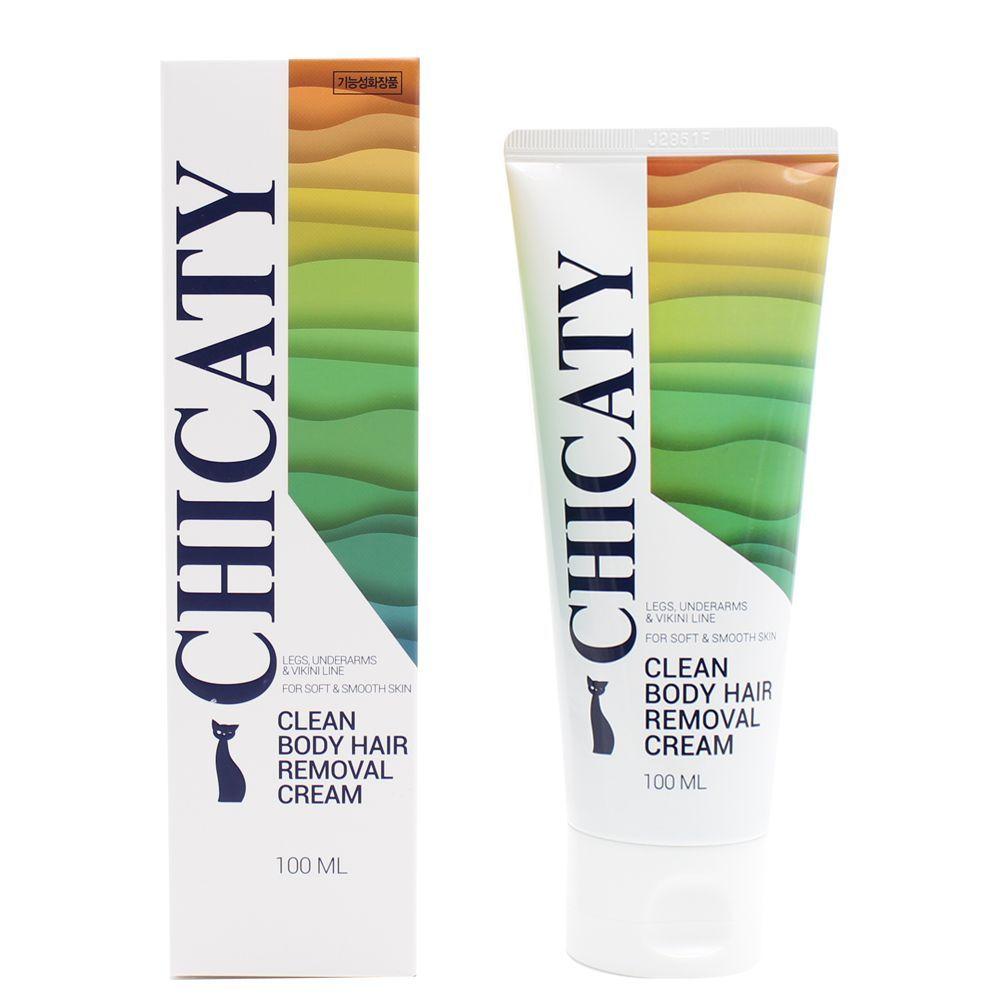CHICATY Самостоятельная депиляция кремом Ингредиенты Бразильский воск для удаления волос Средство 100 мл