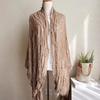 Solid Color Cotton Linen Neckerchie Breathable Neck Warmer Casual Women Scarf  College