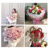 1 Roll Flower Wrapping Paper Durable Tear-resistant Transparent Gift Packaging Papers for Home Store