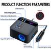 Car Inverter 150W 12V/24V To 110V/220V Cigarette Lighter Power Supply Inverter Adapter with QC 3.0 USB Charger Fast Charging