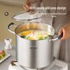 maxcook Кастрюля с композитным дном из нержавеющей стали 316L
