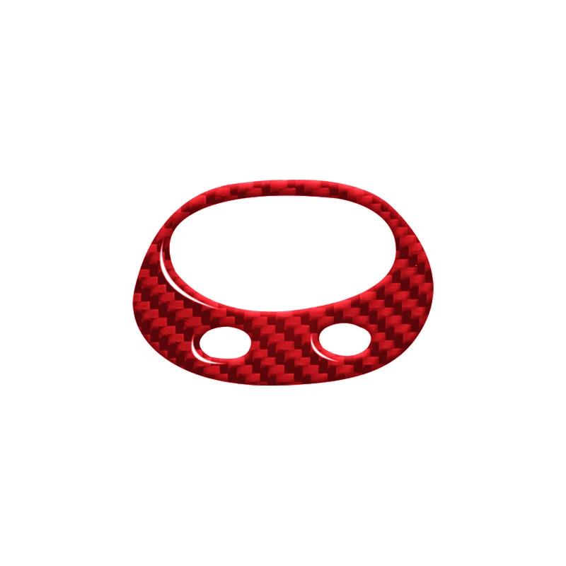 For Mini R50 R53 2002-2006 CarbonFiber Over Head Display Digital Watch Frame Cover Trim Car Interior Sticker