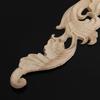 Vintage Unpainted Wood Carved Corner Onlay Applique Furniture Home Decor Decal