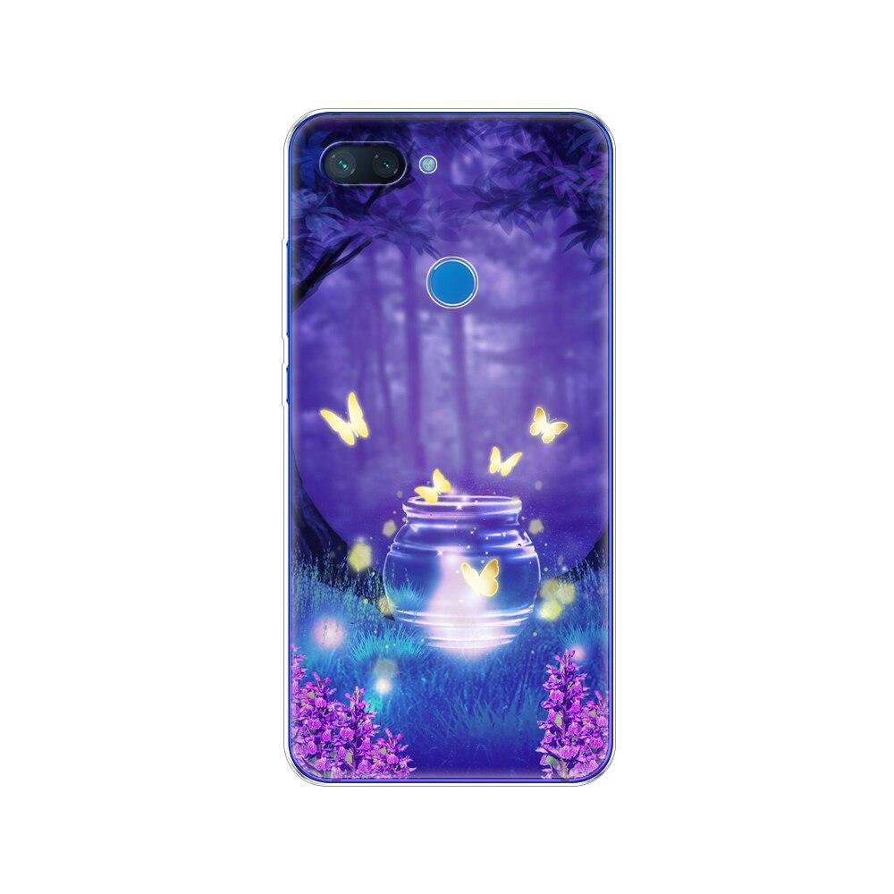 Силиконовый чехол для xiaomi mi 8 LITE, чехол 6,26 дюйма, прозрачный чехол из ТПУ для xiaomi mi 8 lite, задняя крышка для xiaomi mi 8, чехол, сумка-капа