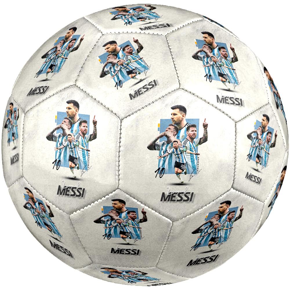 1pc Messi Soccer Ball Size 5 Football Machine Sewn Outdoor Training and Matches Perfect Commemorative Gift for Soccer Lovers