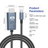 HdoorLink Адаптер USB C к HDMI 4K 30 Гц Тип C Кабель-конвертер HDTV для Iphone 15 Конвертер Macbook Air Ipad Ноутбук Подключить ТВ Проектор для ноутбука