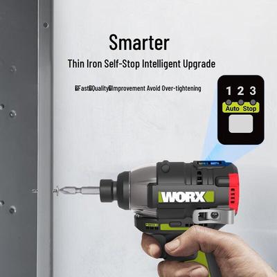 Worx 12В бесщеточная аккумуляторная дрель/шуруповерт WU132X.2 вилка CN (адаптер в комплекте)