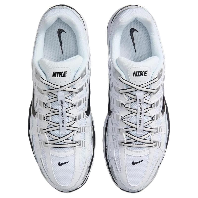 Nike P 6000 Белые Металлик Серебристые Черные Кроссовки