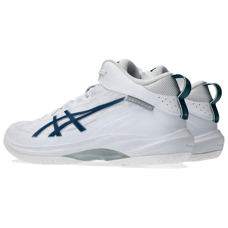 Asics GELHOOP V17 S Унисекс Низкие Баскетбольные Кроссовки Бело-Синие 1063A101-100