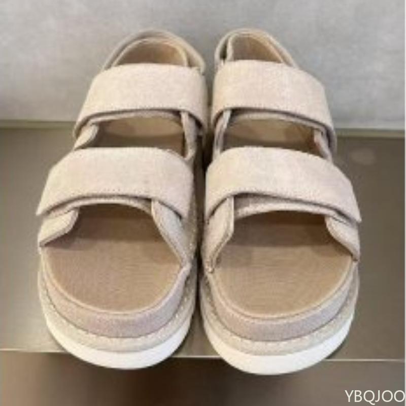 Fashion Summers Couple Hight Quality Sandals Women Daily Outdoor Beach Shoes Genuine Leather Sandals New Dress Height Increasing Shoes