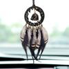 Dream Catcher Hand-woven Wind Chimes Retro Crystal Stone Car Pendant Creative Living Room Bedroom Hanging Ornaments Home Decor