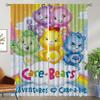 Шторы для комнаты с Care Bears Элегантные Шторы для Комнаты 2 Штуки Блэкаут Штора для Комнаты 2 Панели Хэллоуин Декор Шторы Гостиная Кухня