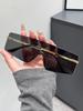 1Pc Oversized Metal Reflective Frameless Women's Sunglasses Shadow Sun Glasses Men's Women's Eyewear Holiday Gift, Daily Casual